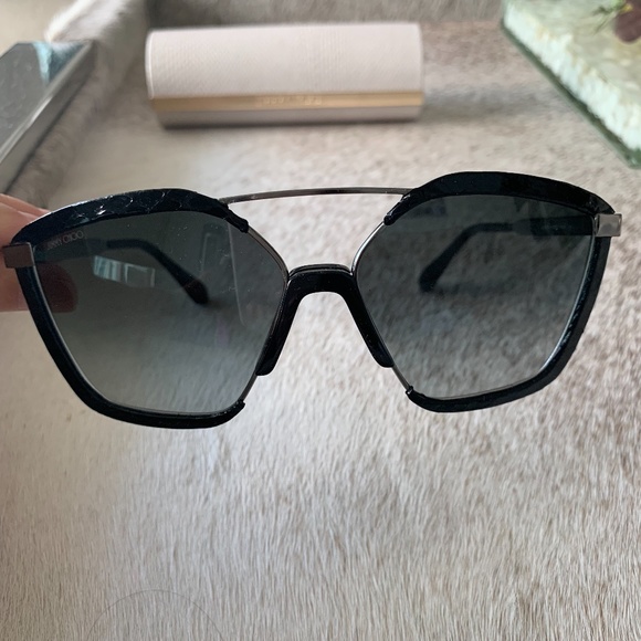 Sunglasses Jimmy Choo Leon / S 61, E807,E90 dark G - Picture 2 of 8